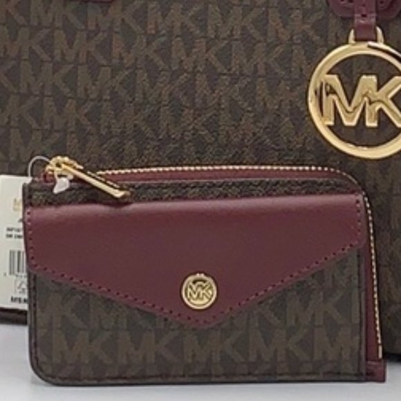 MICHAEL KORS JET SET TRAVEL SM CNR ZIP CARD HOLDER - Picture 11 of 15